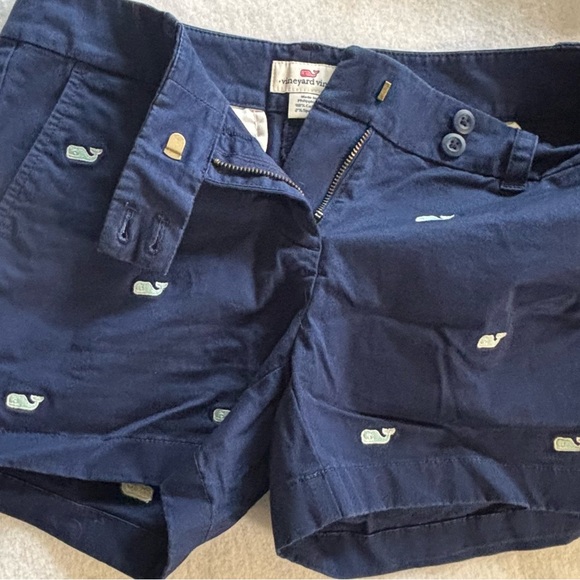 Vineyard Vines Classic Dayboat Shorts in Navy Size 0 - Picture 7 of 12